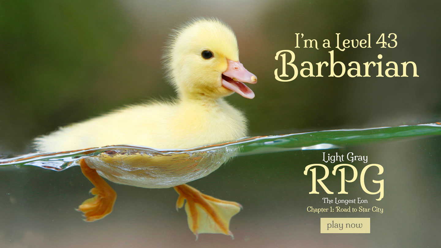 light gray rpg demo ducky advertisement