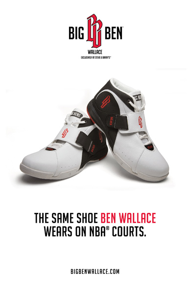 Big Ben Wallace Sneaker Print