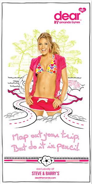 dear by Amanda Bynes bikini print banner