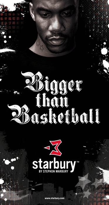 S&B Starbury Bigger than Basketball printed poster