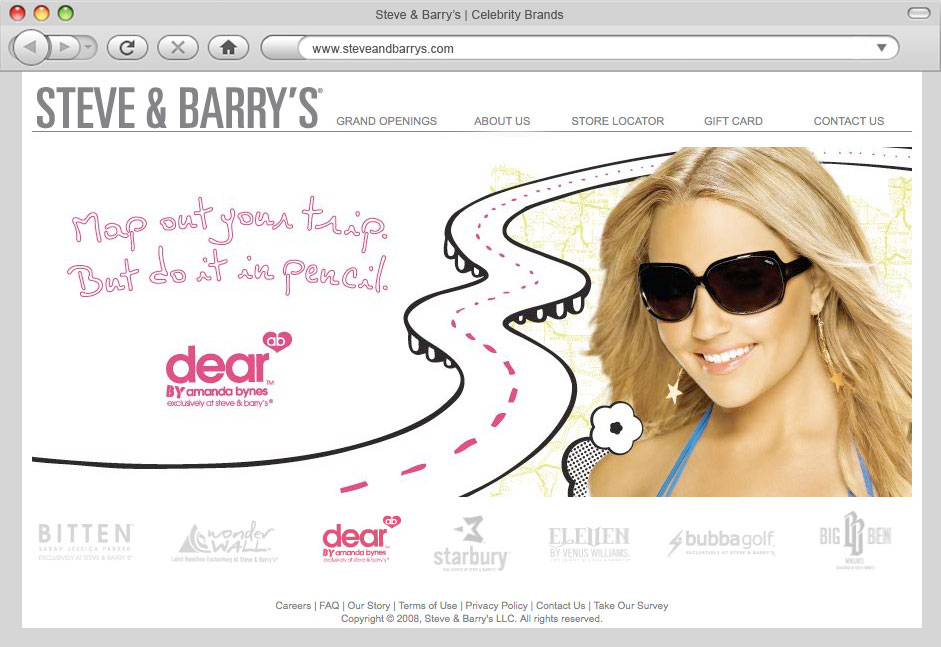 S&B Portal Web Design - Amanda Bynes