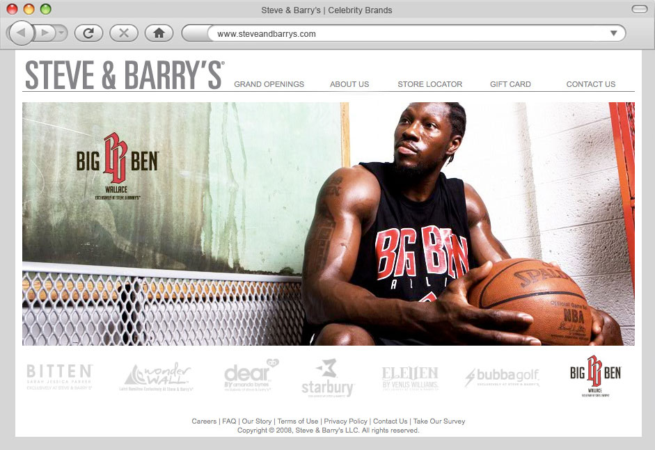 S&B Portal Web Design - Big Ben Wallace