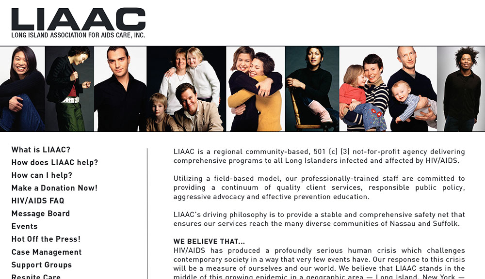 LIAAC website redesign